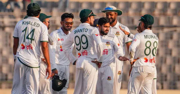 মিরপুর টেস্টে দ্বিতীয় দিন শেষে চালকের আসনে টাইগাররা